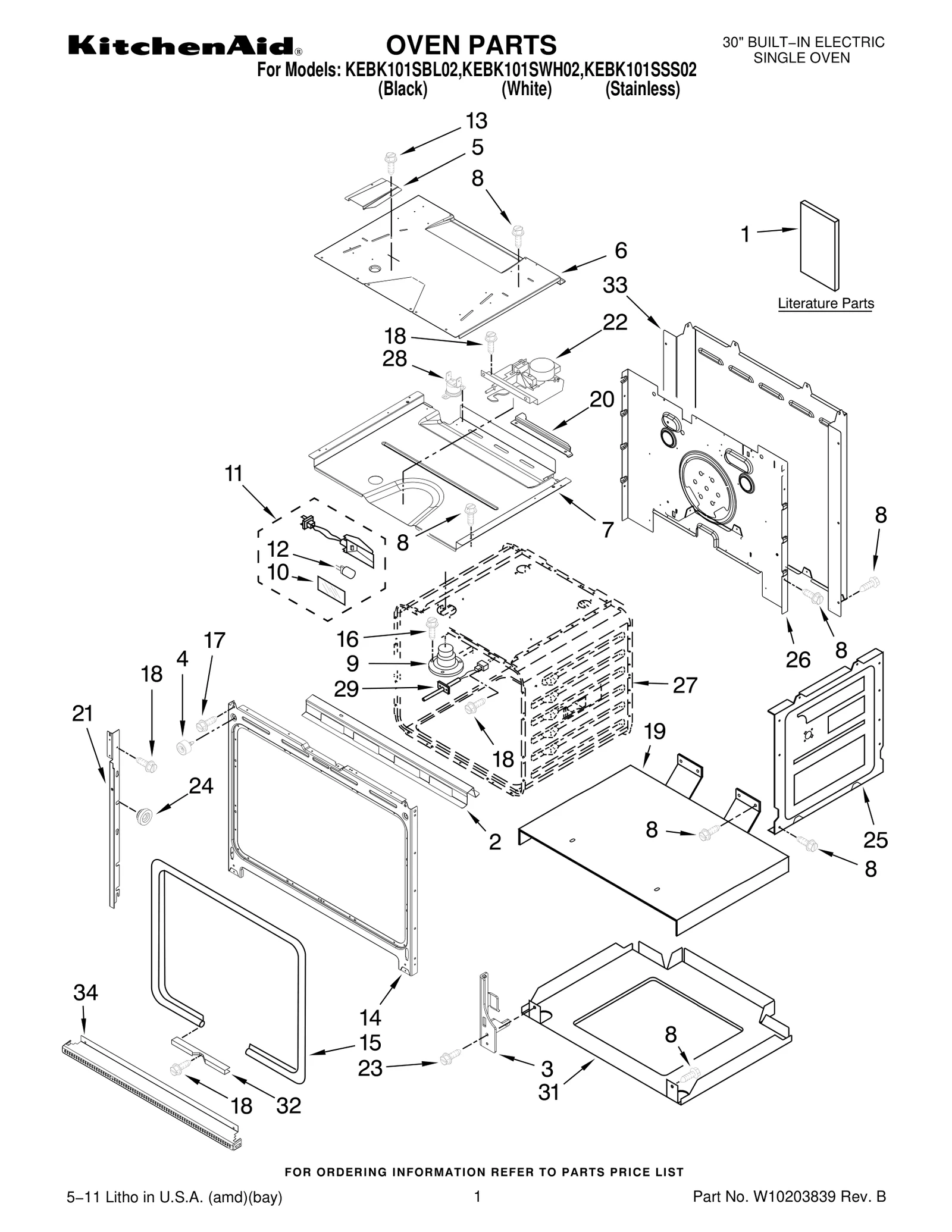 OVEN PARTS