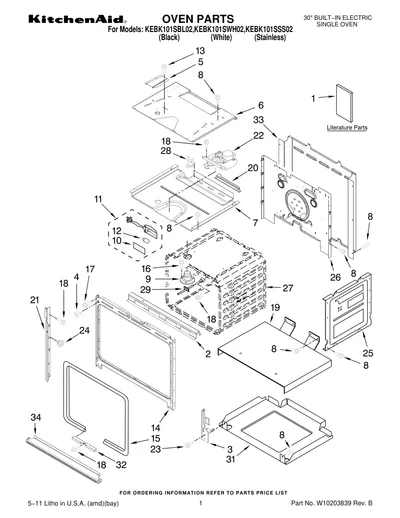 OVEN PARTS