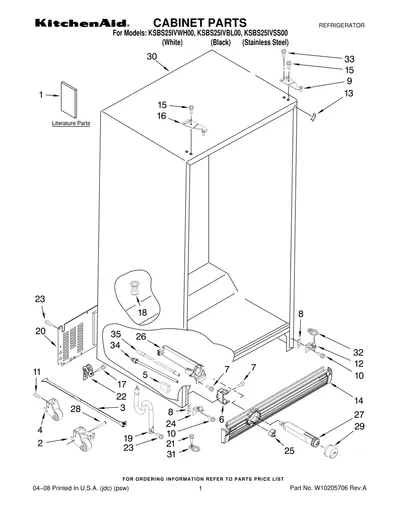 CABINET PARTS