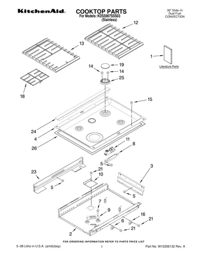 COOKTOP PARTS