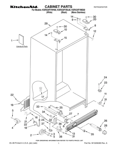 CABINET PARTS
