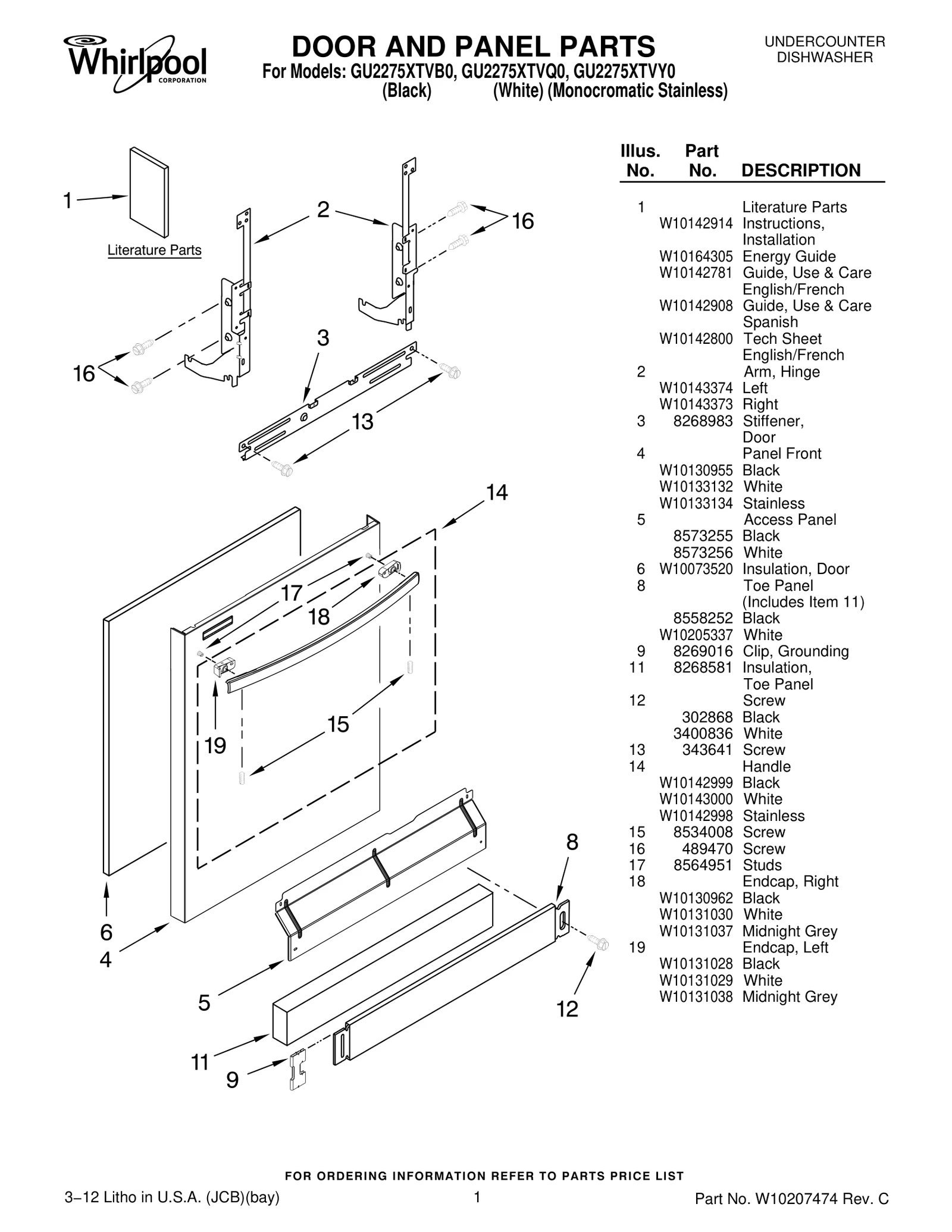 DOOR AND PANEL PARTS