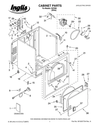 CABINET PARTS
