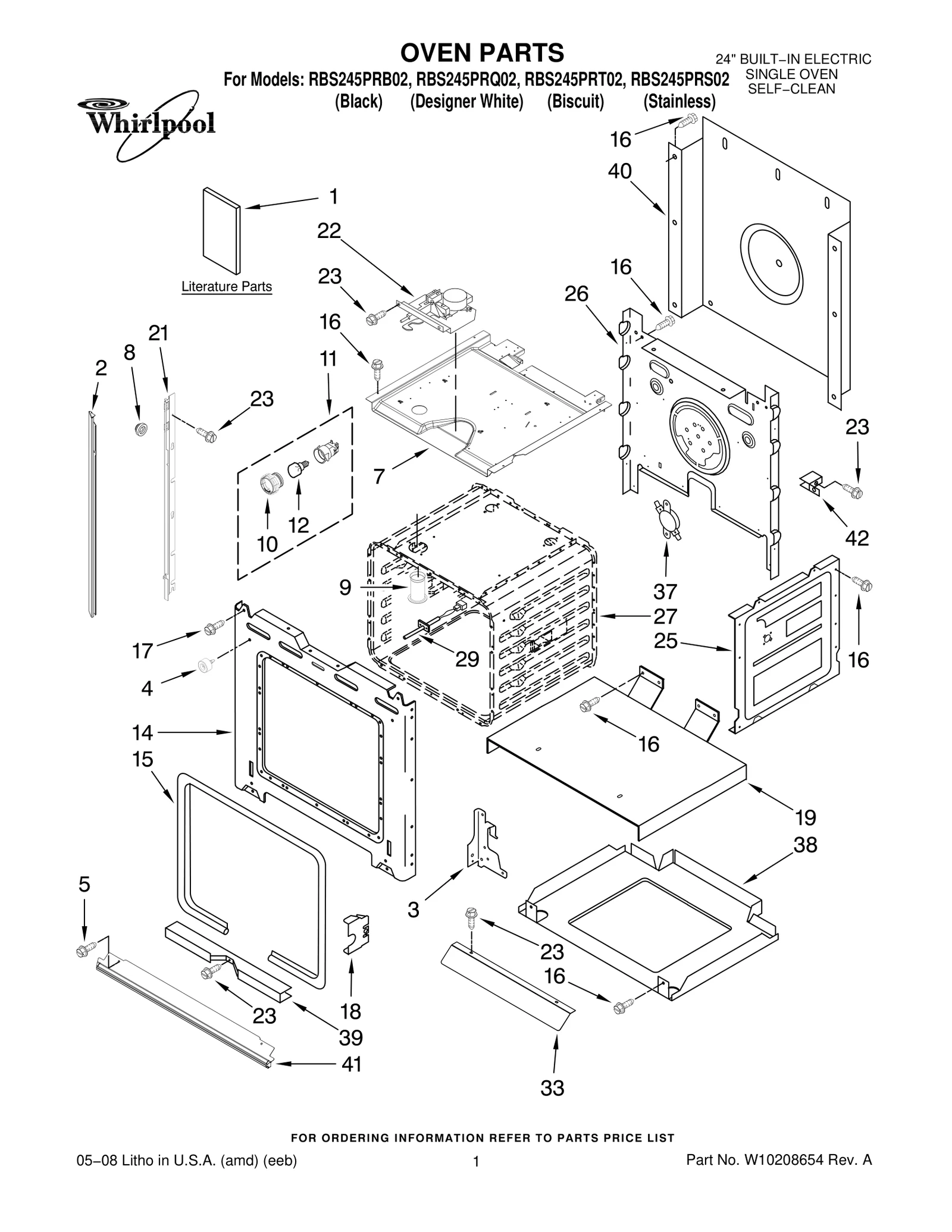 OVEN PARTS