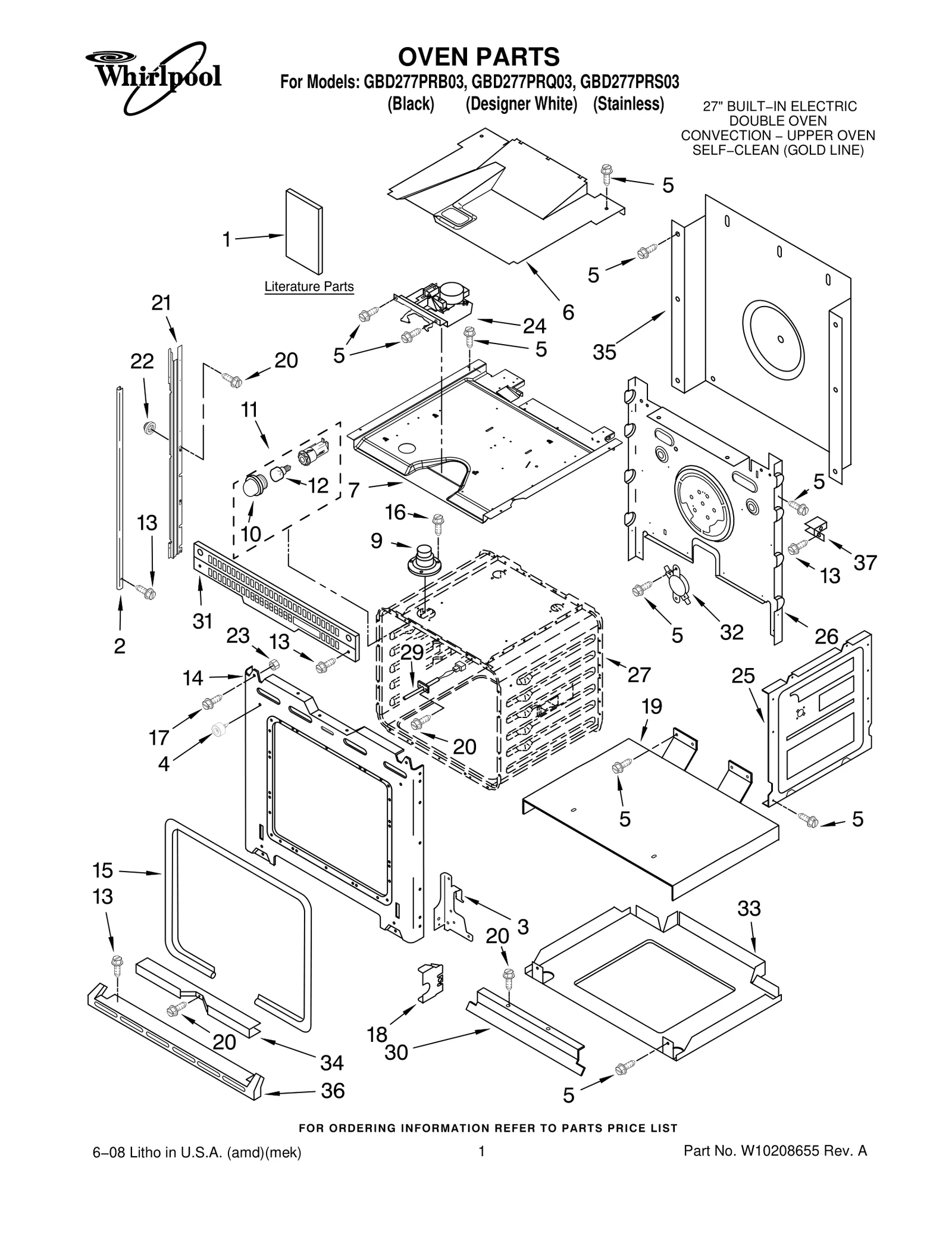 OVEN PARTS