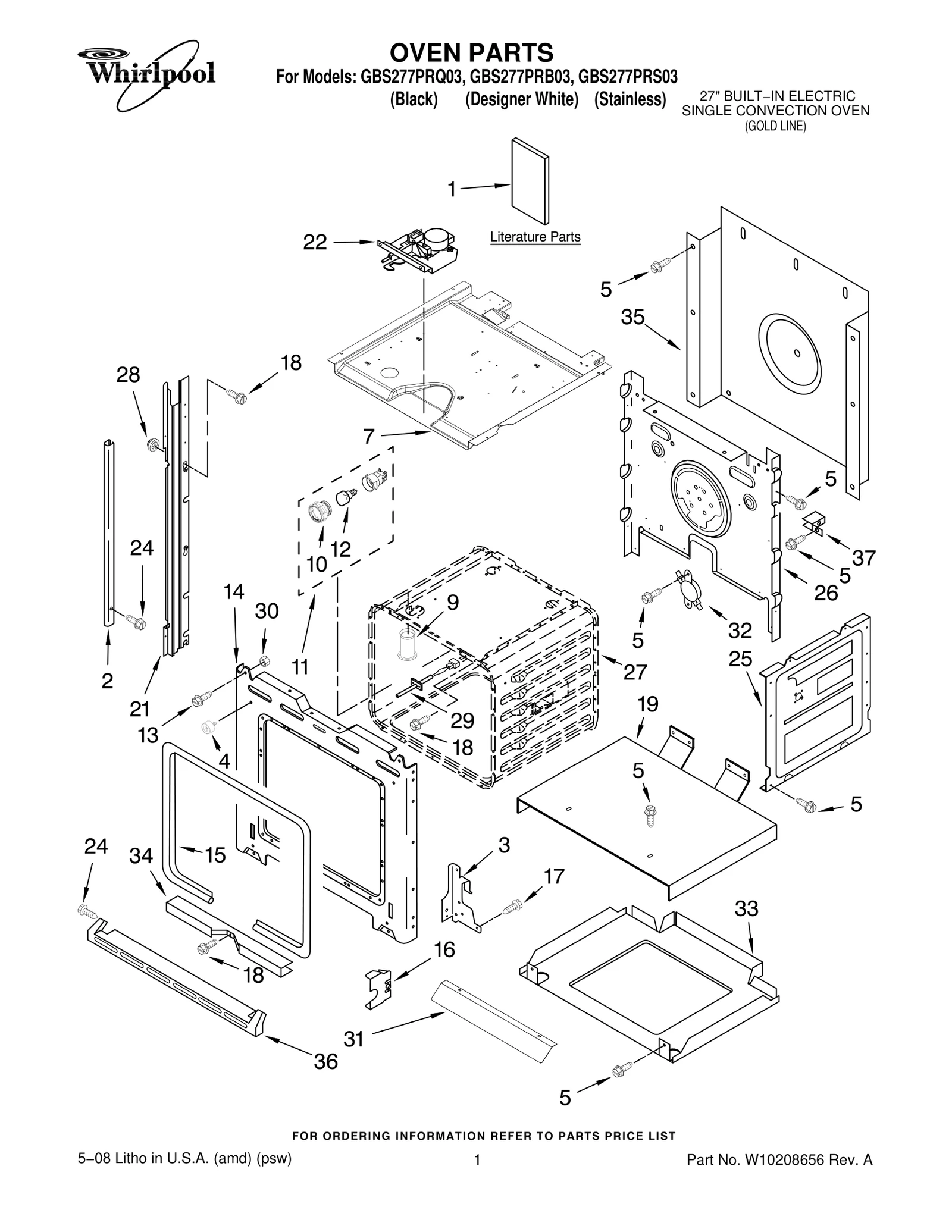 OVEN PARTS