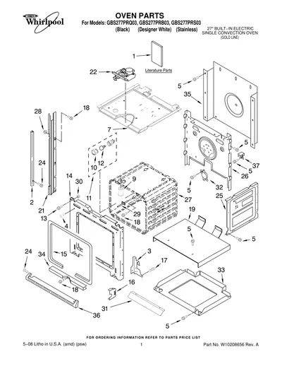 OVEN PARTS