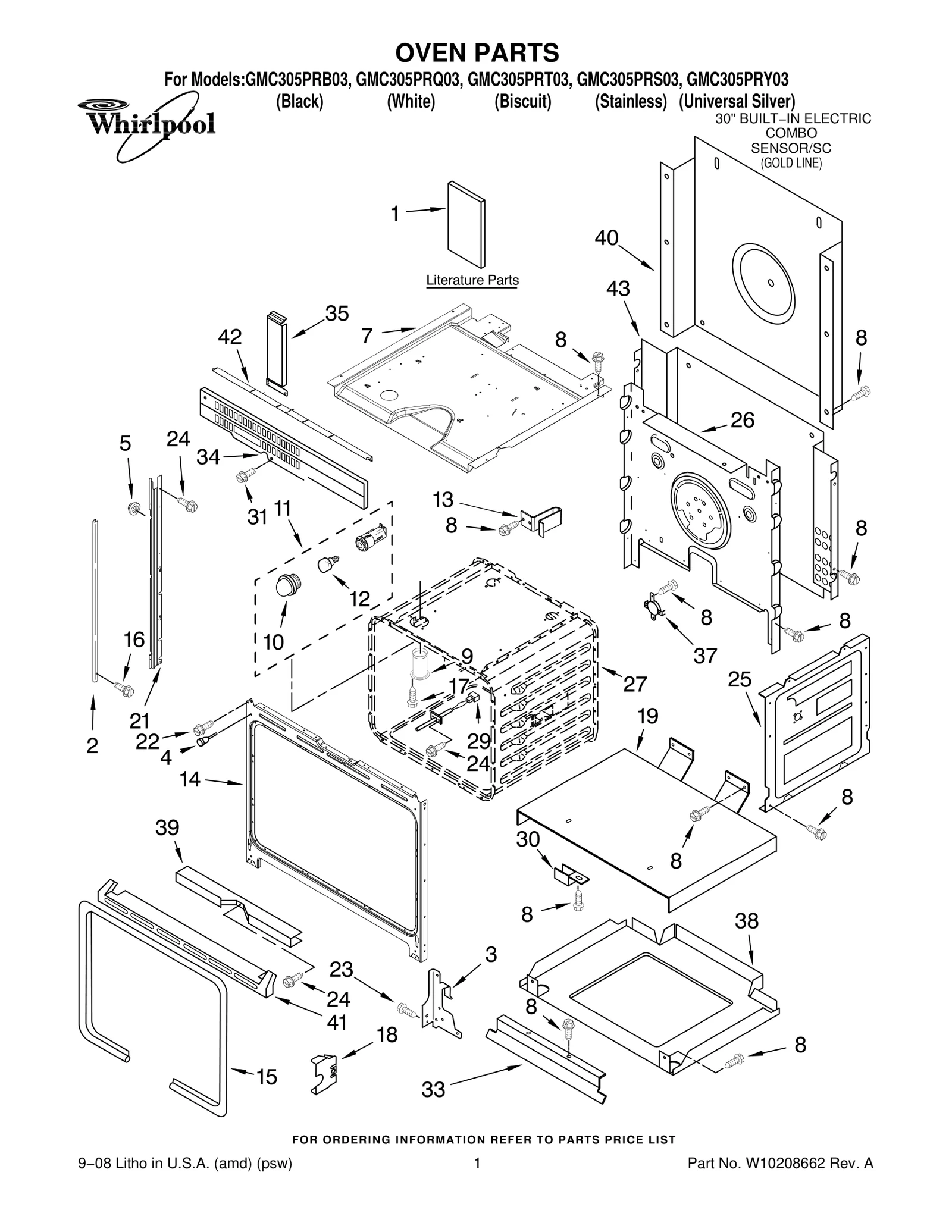 OVEN PARTS