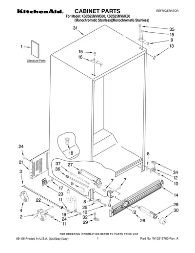 CABINET PARTS