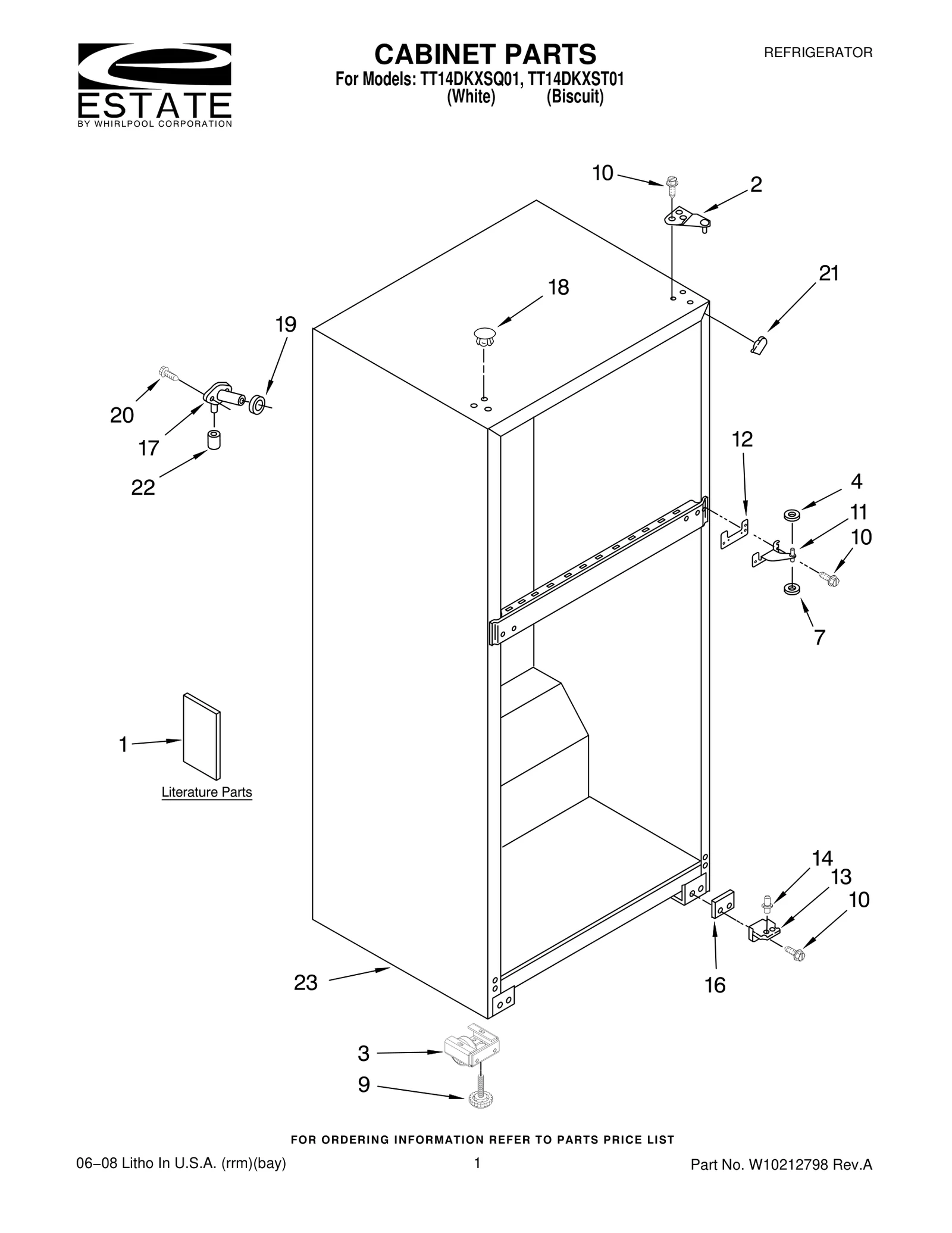 CABINET PARTS