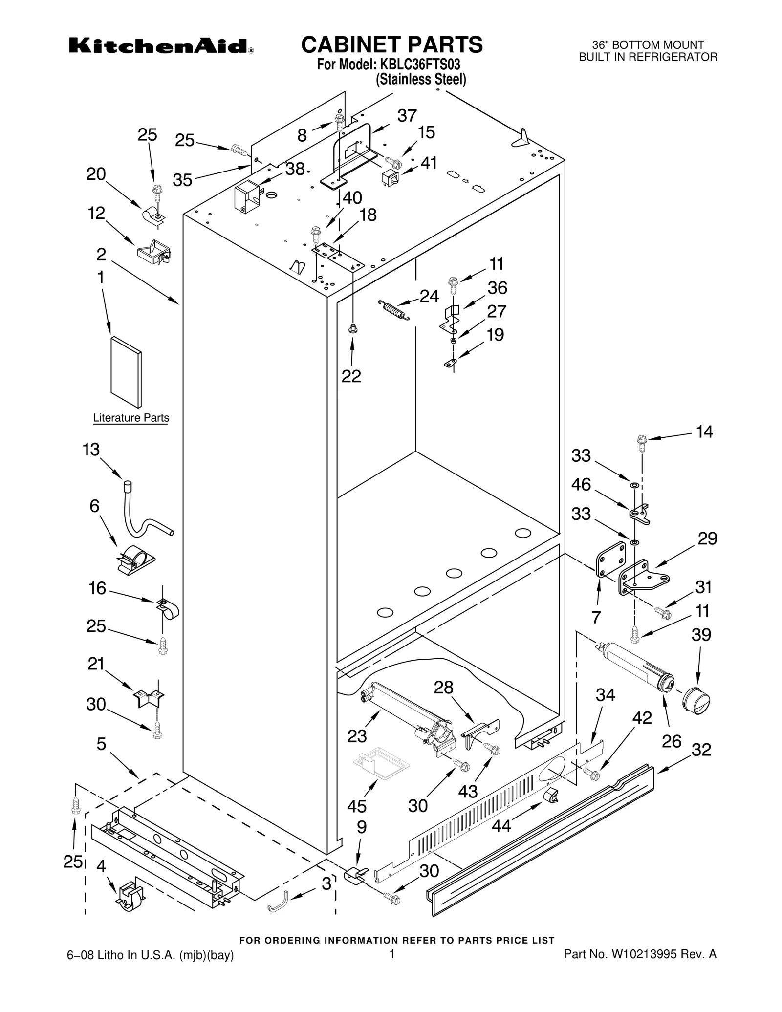 CABINET PARTS