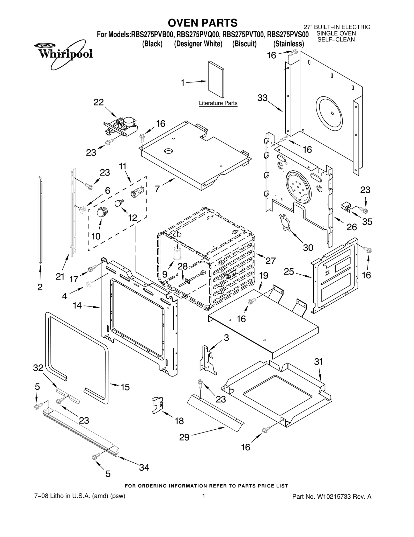 OVEN PARTS