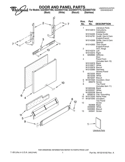 DOOR AND PANEL PARTS