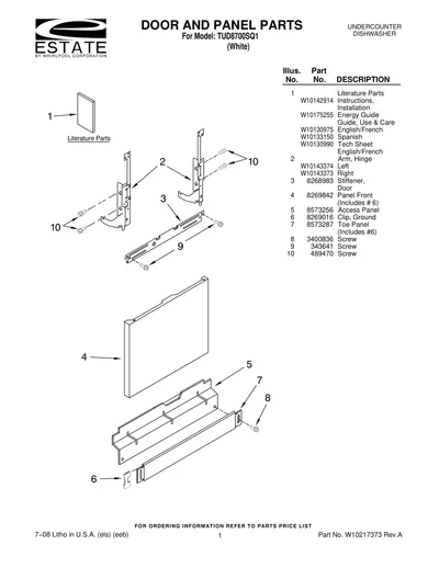DOOR AND PANEL PARTS