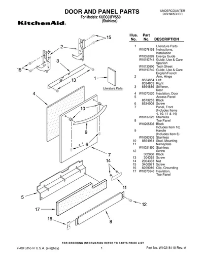 DOOR AND PANEL PARTS