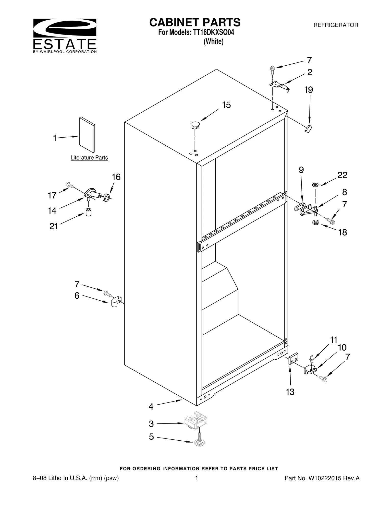 CABINET PARTS