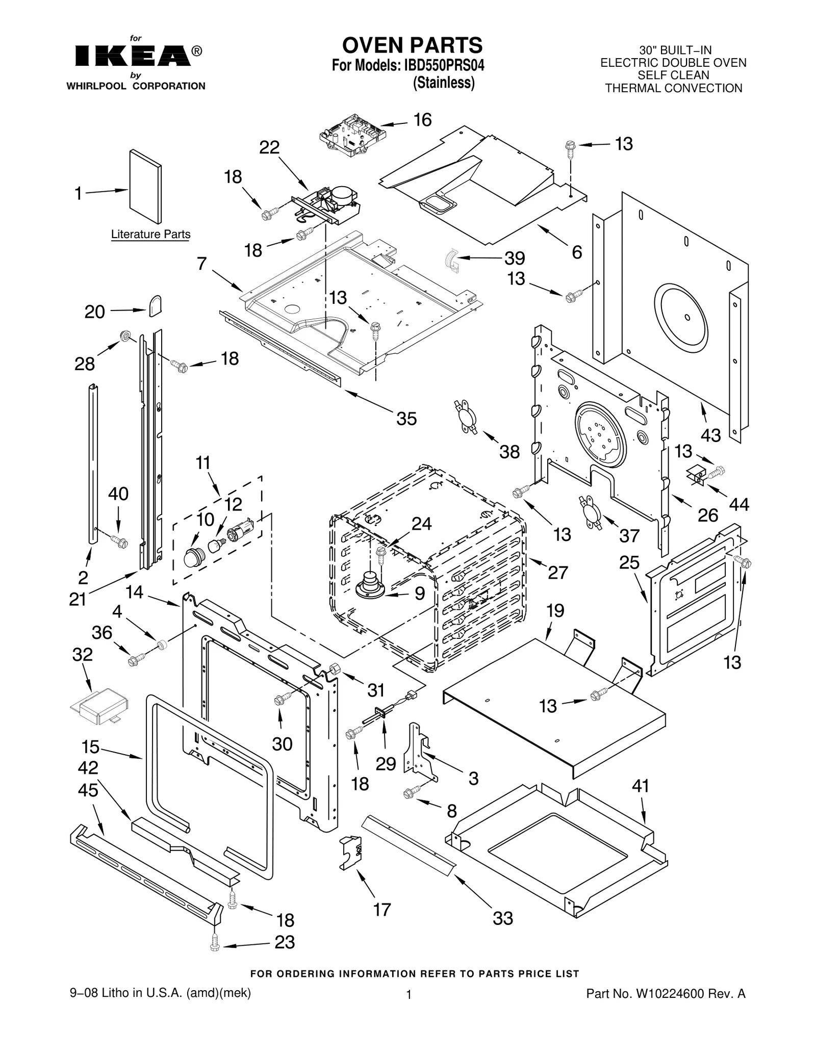 OVEN PARTS
