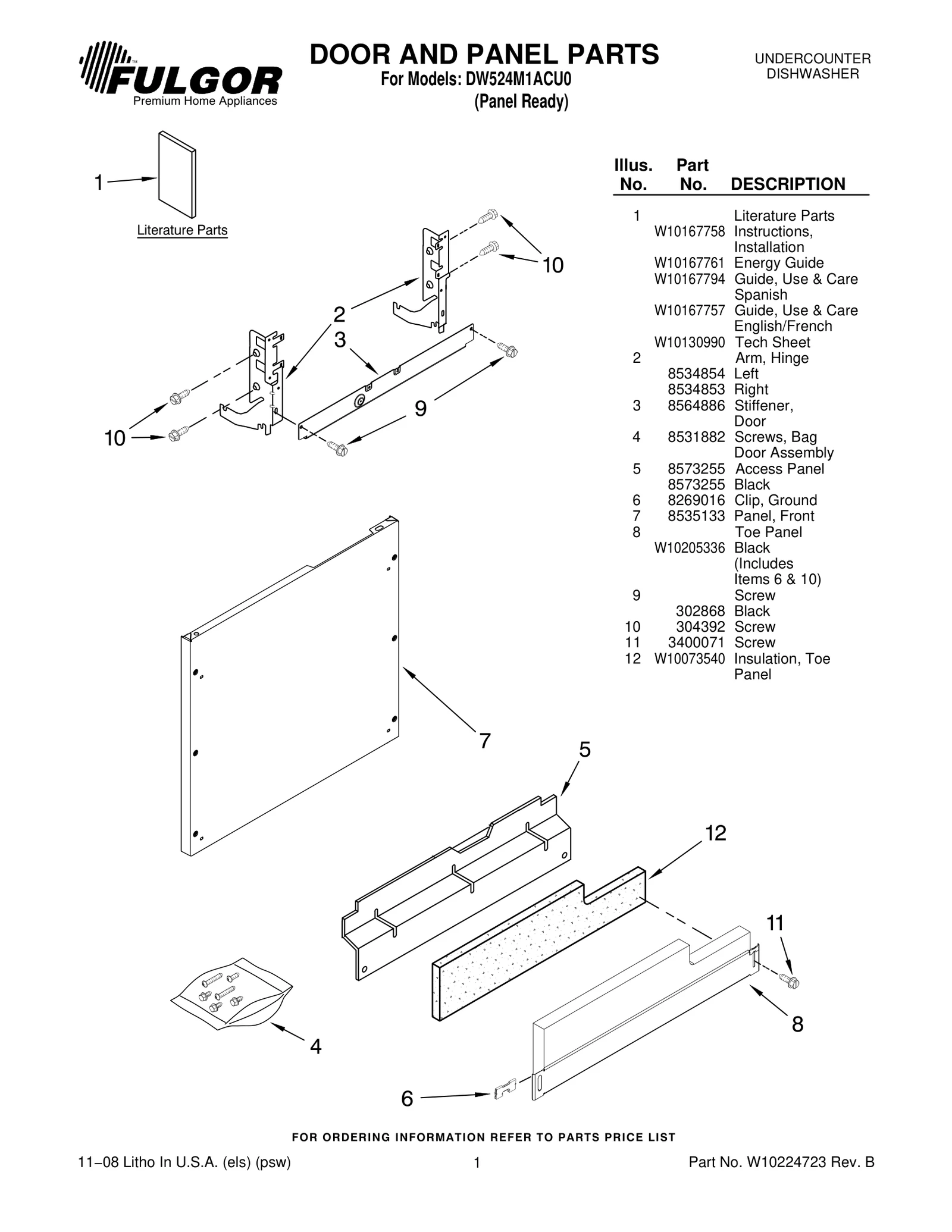 DOOR AND PANEL PARTS