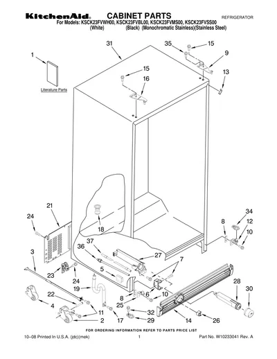 CABINET PARTS