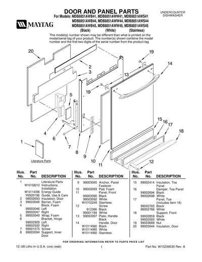 DOOR AND PANEL PARTS