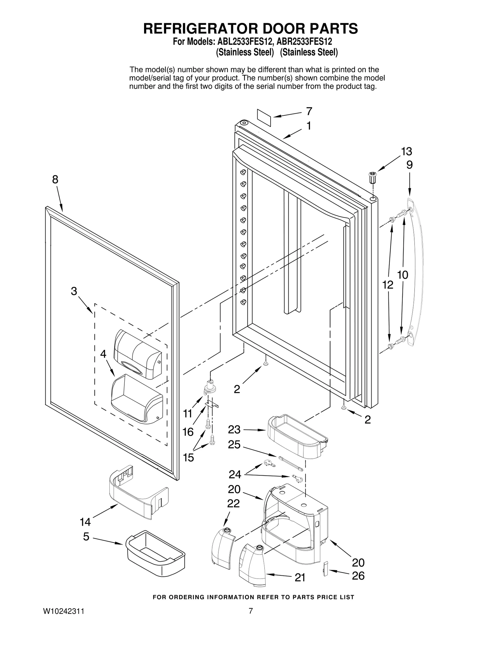 Door FIP Stainless Steel