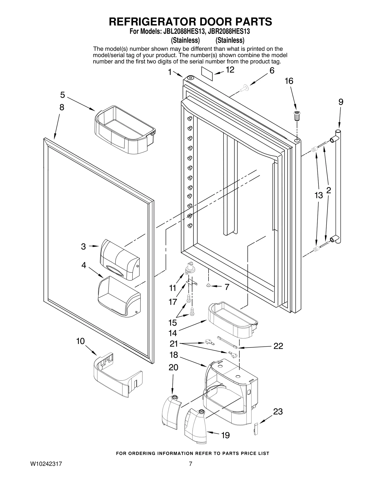 Door FIP Stainless Steel