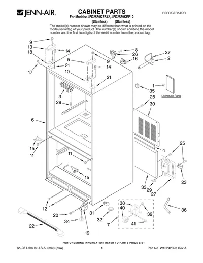 CABINET PARTS