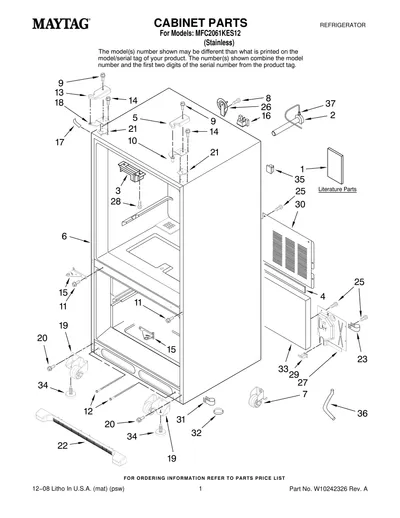 CABINET PARTS
