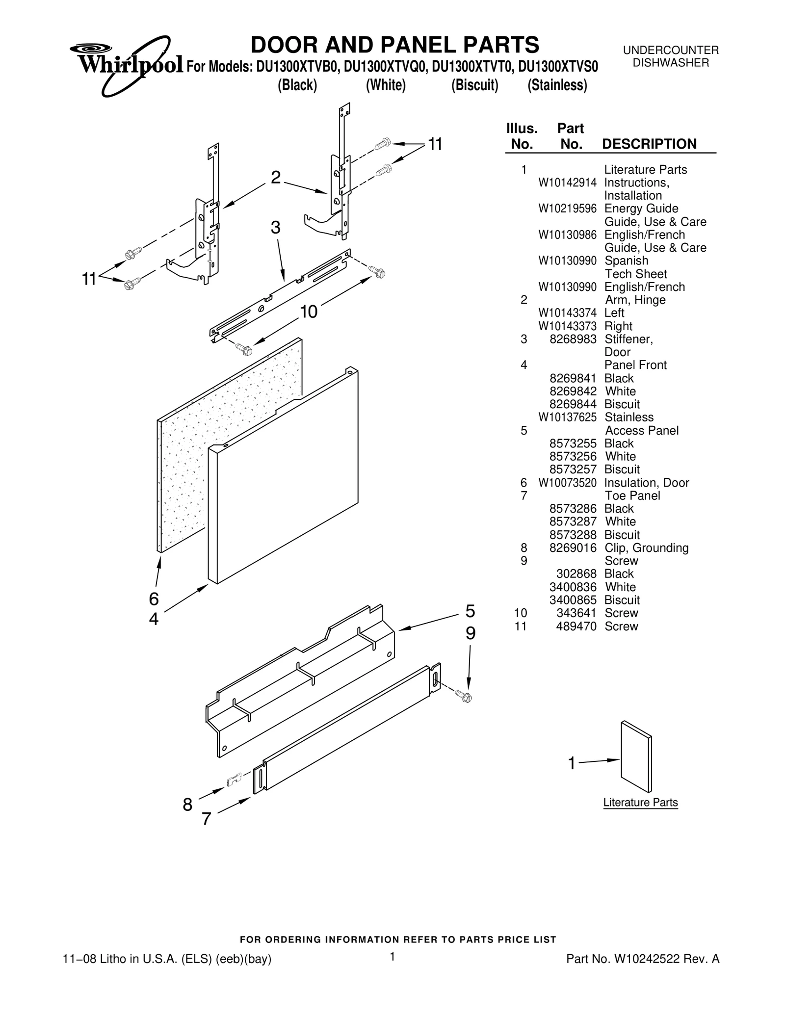 DOOR AND PANEL PARTS