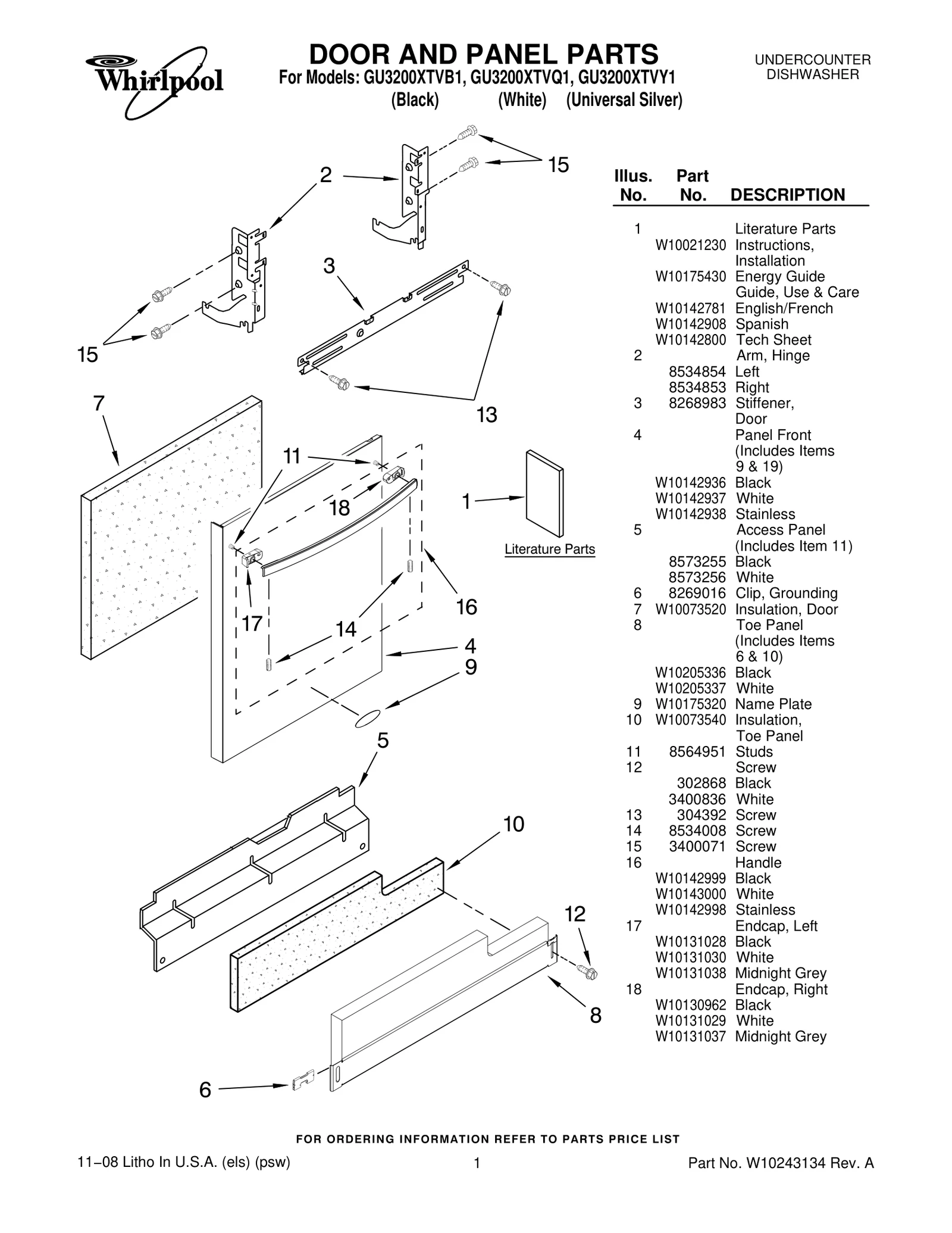 DOOR AND PANEL PARTS