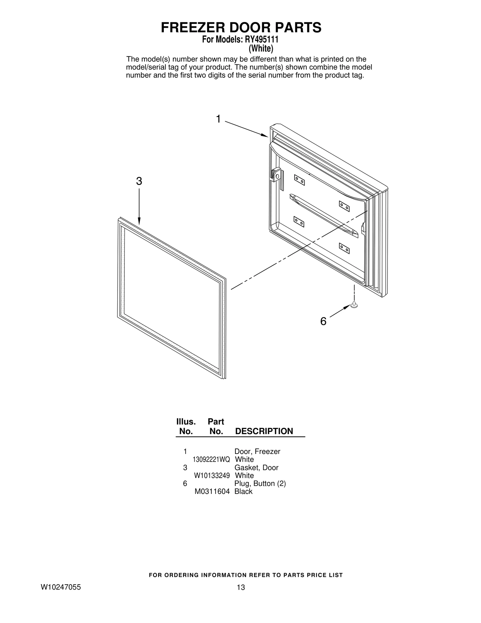 Door FIP White