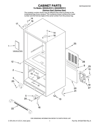 CABINET PARTS