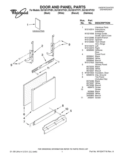 DOOR AND PANEL PARTS