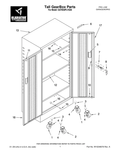 Tall GearBox Parts