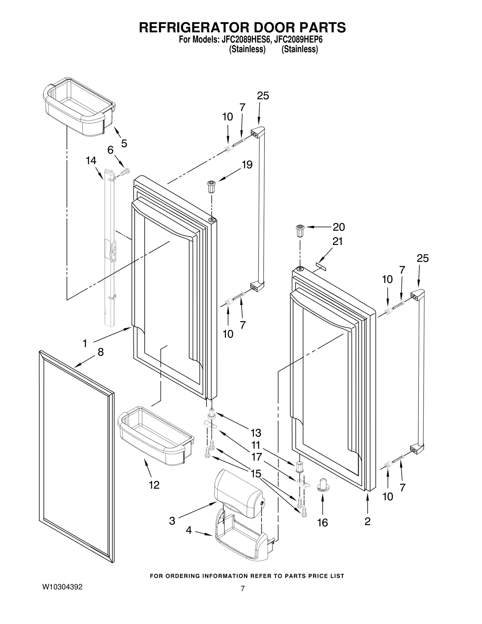 Door FIP Stainless Steel