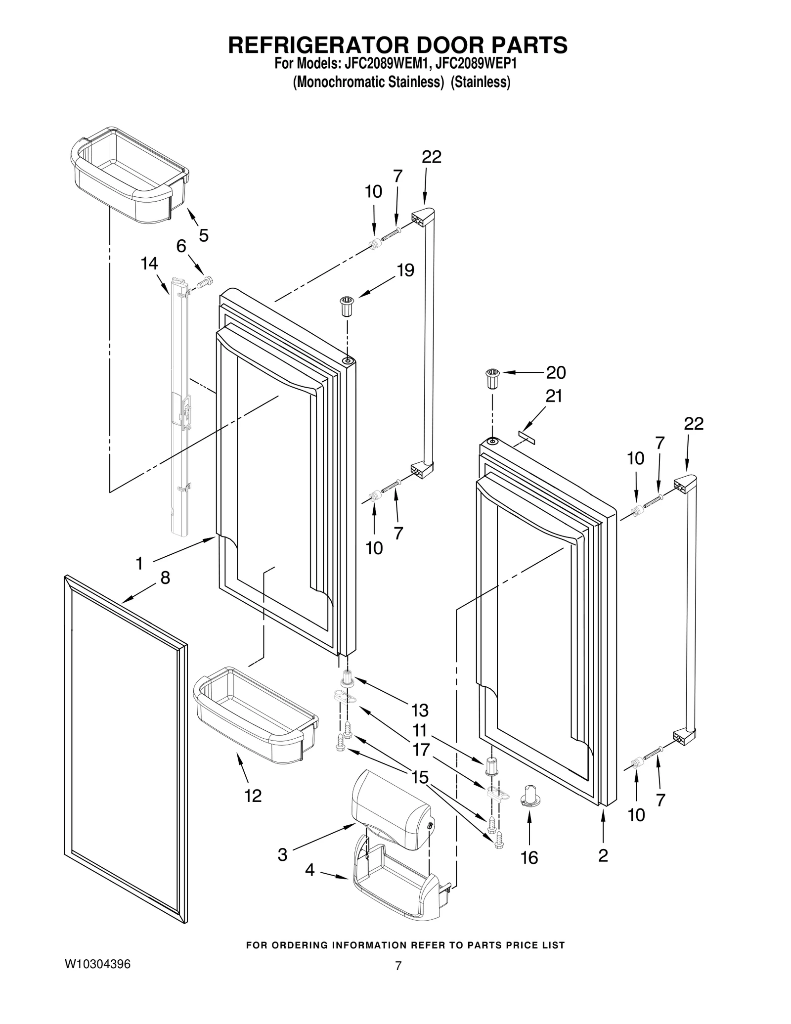 Door FIP Stainless Steel