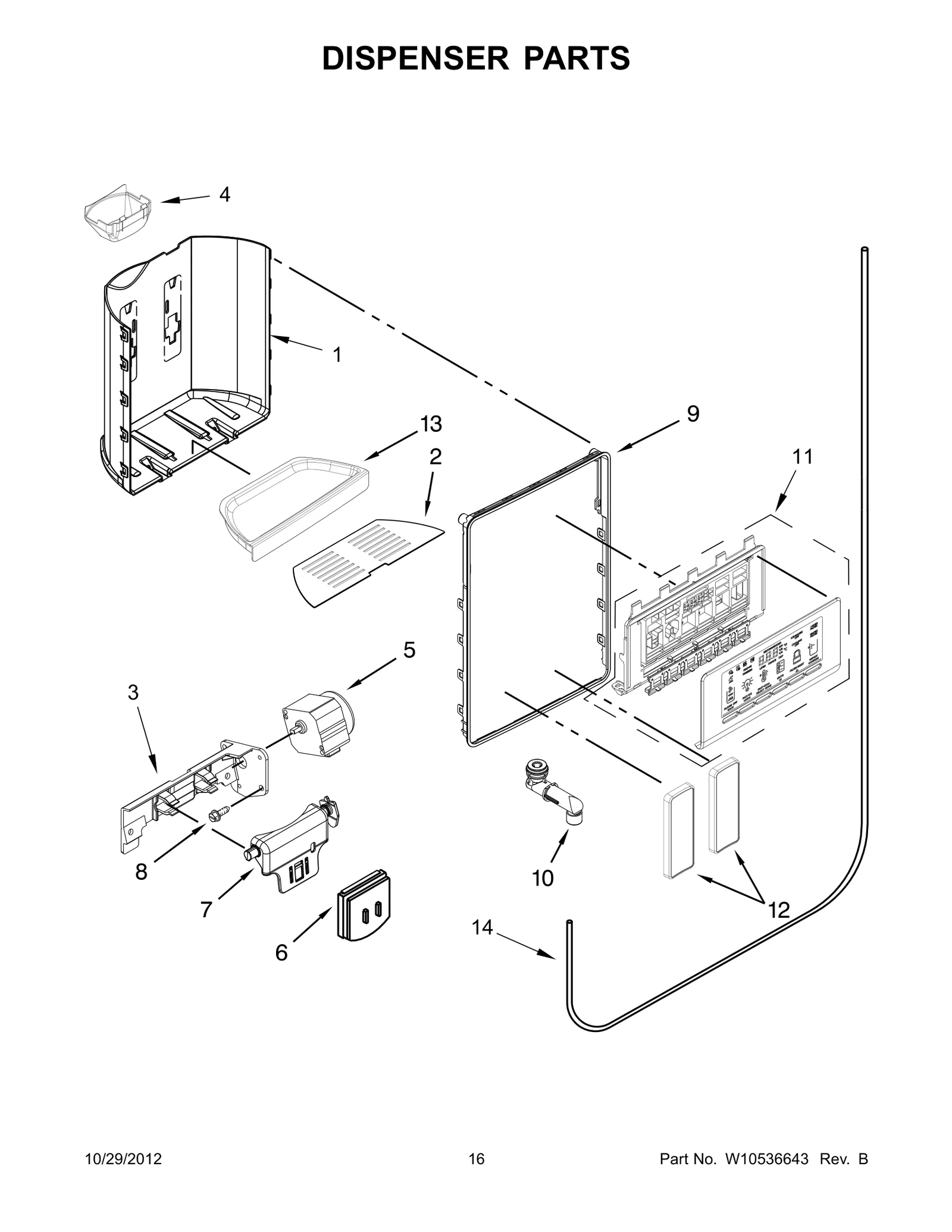 Dispenser Trim