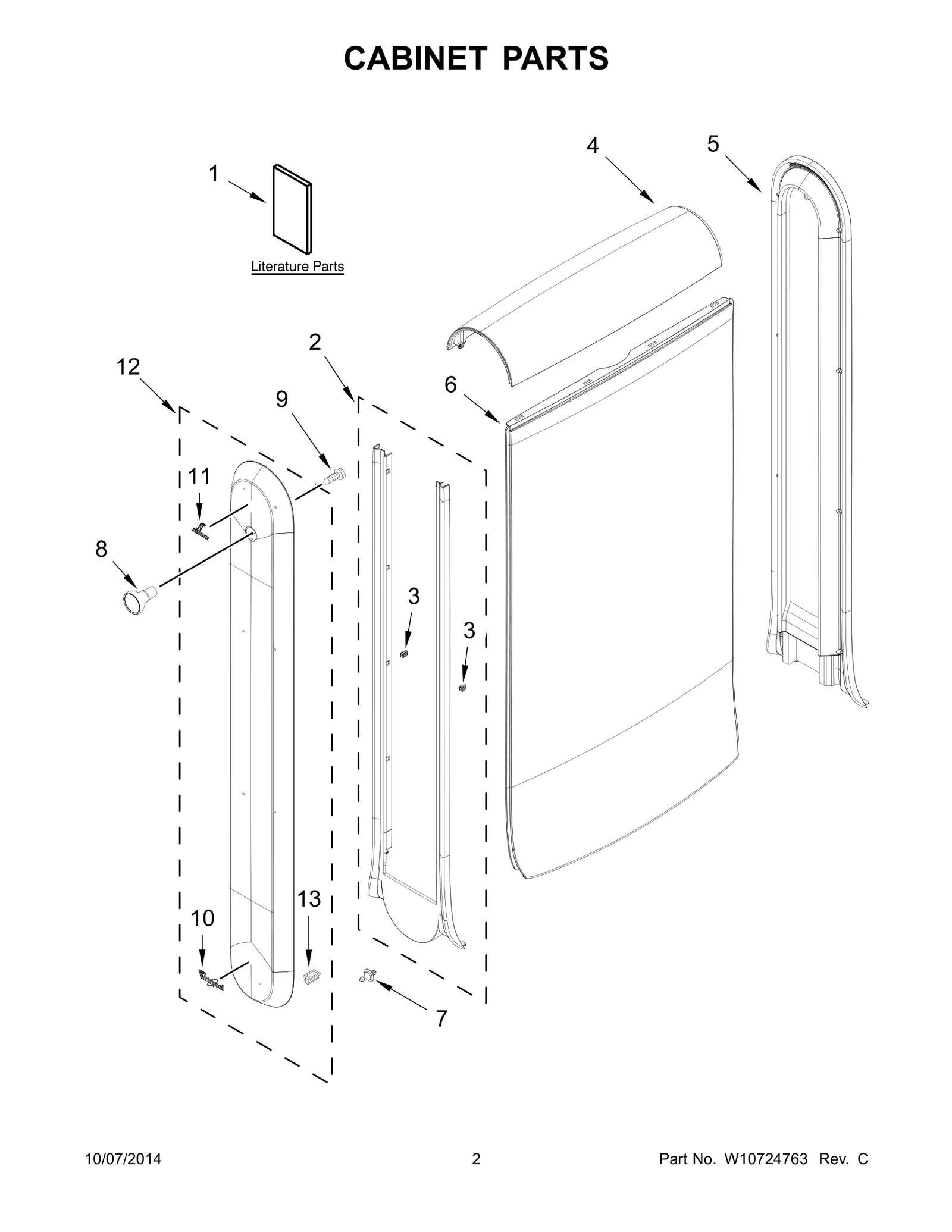 Slate Front Endcap Assembly