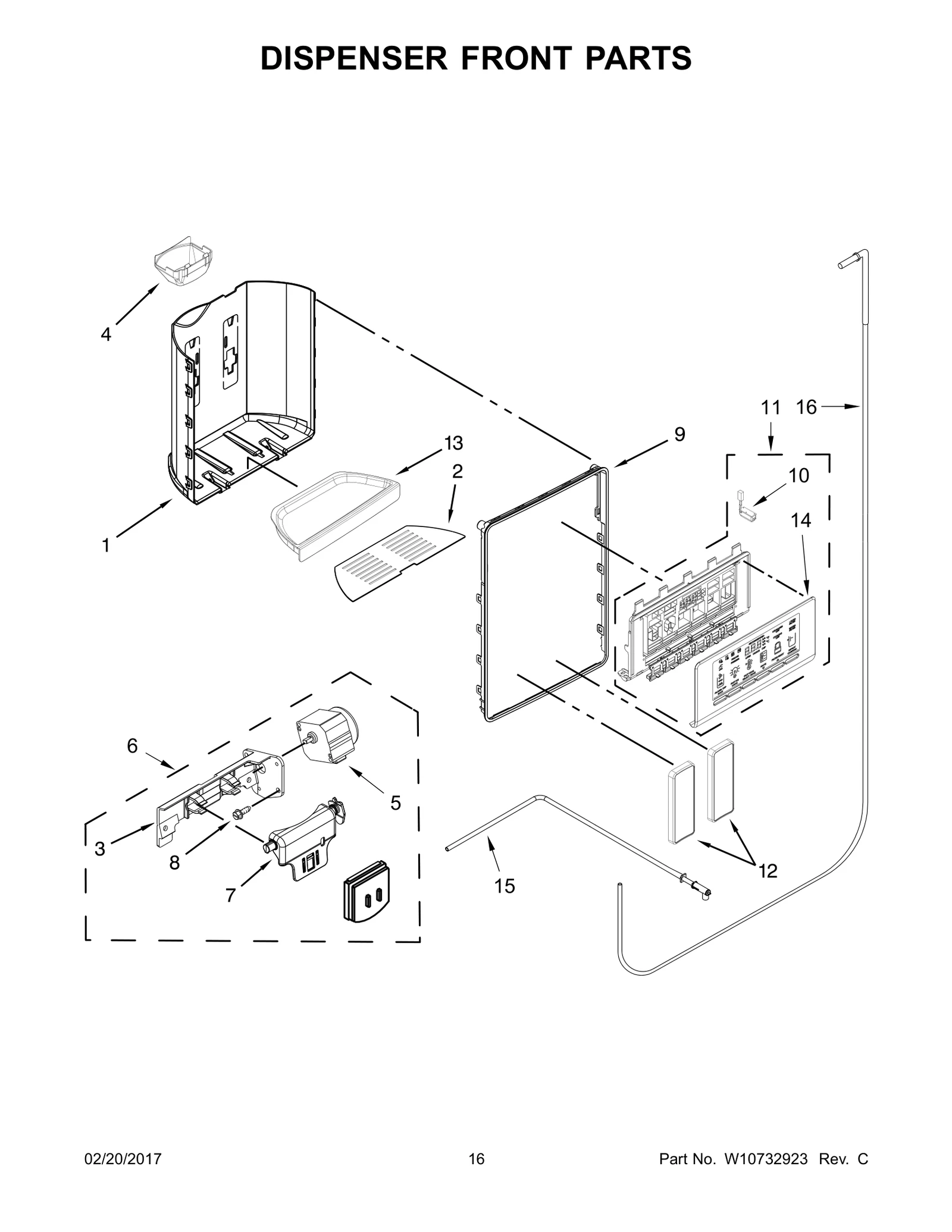 Dispenser Trim