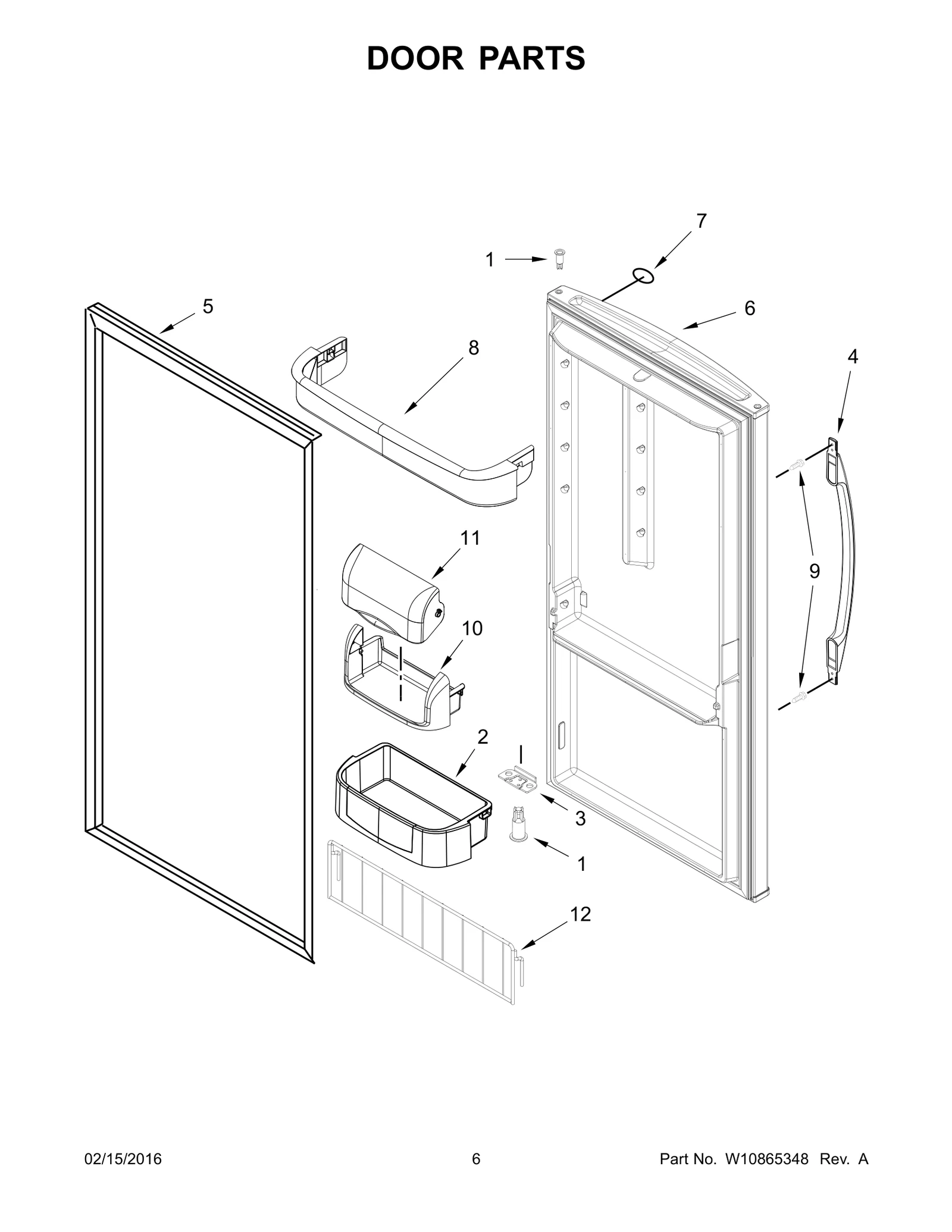 18" Service Door Kit Reverse Smooth
