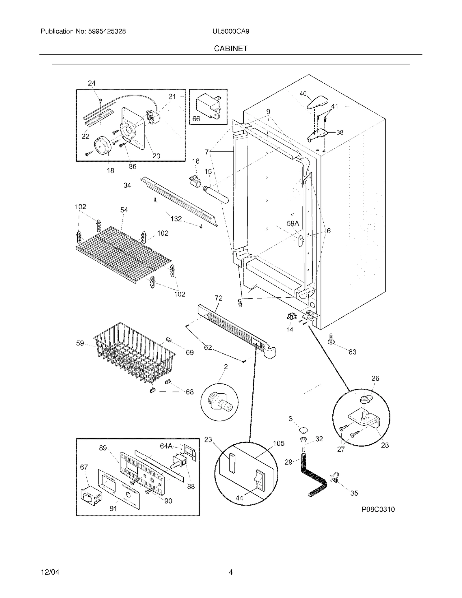 Bezel power defrost defrost