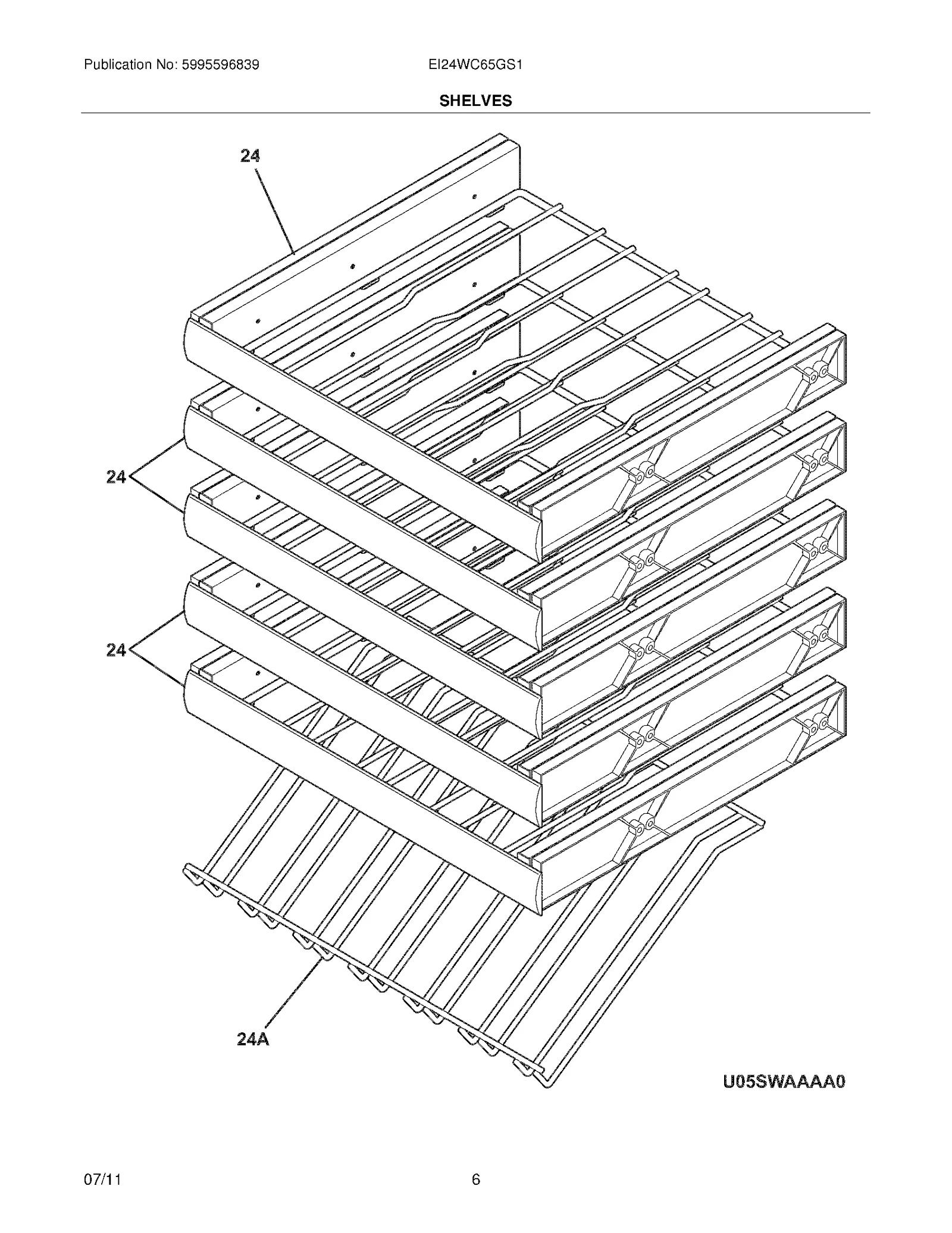 Wine Rack Shelf