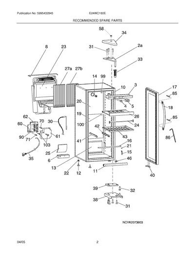 RECOMMENDED SPARE PARTS
