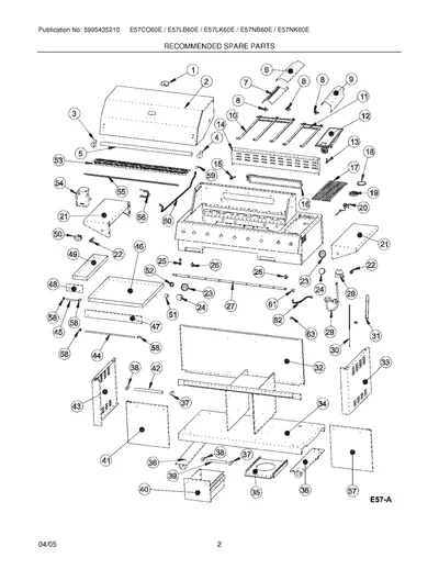 RECOMMENDED SPARE PARTS