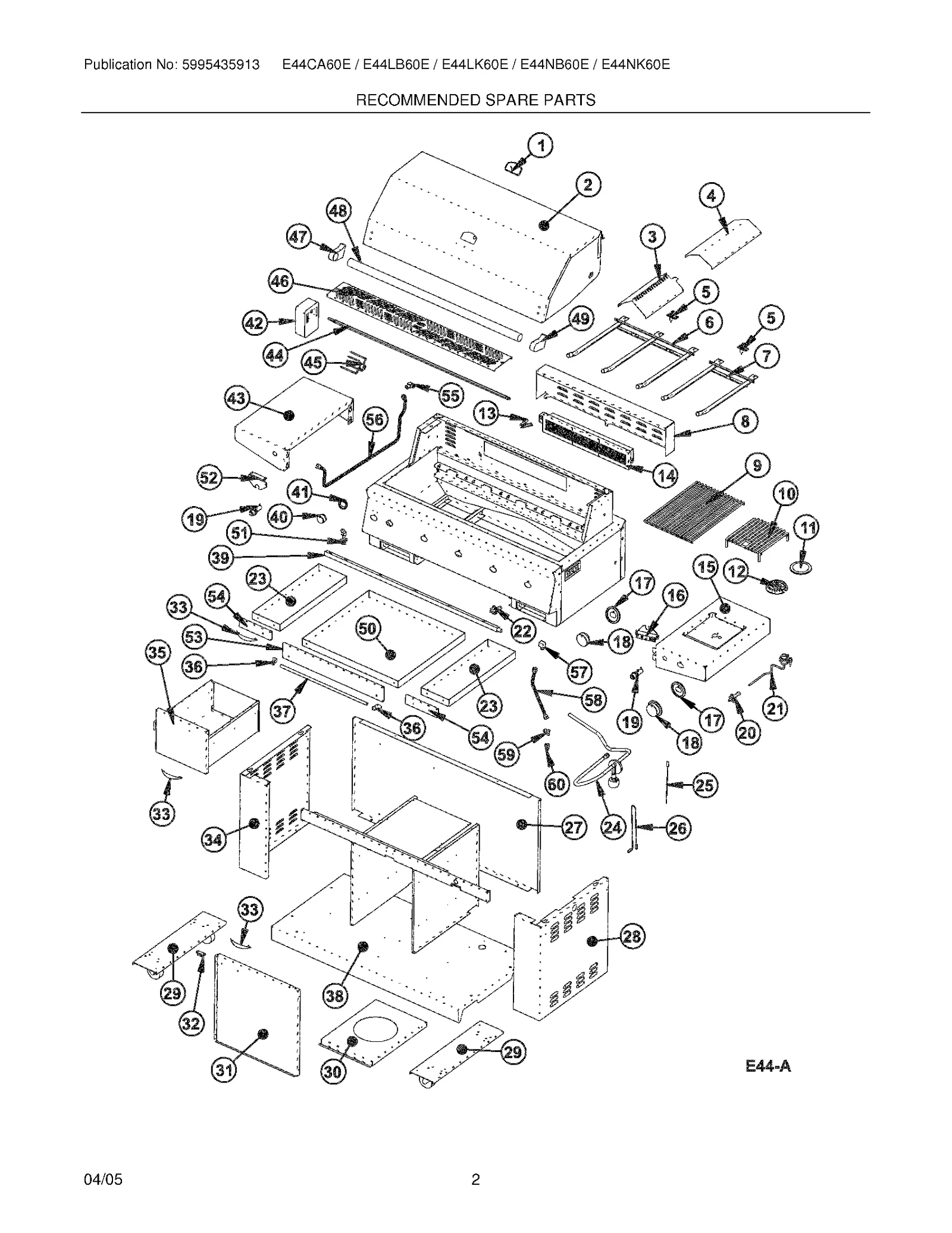RECOMMENDED SPARE PARTS