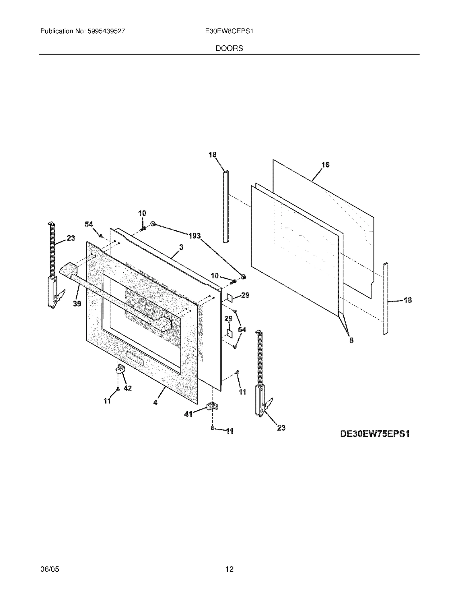 O/S1 Exterior Door Panel