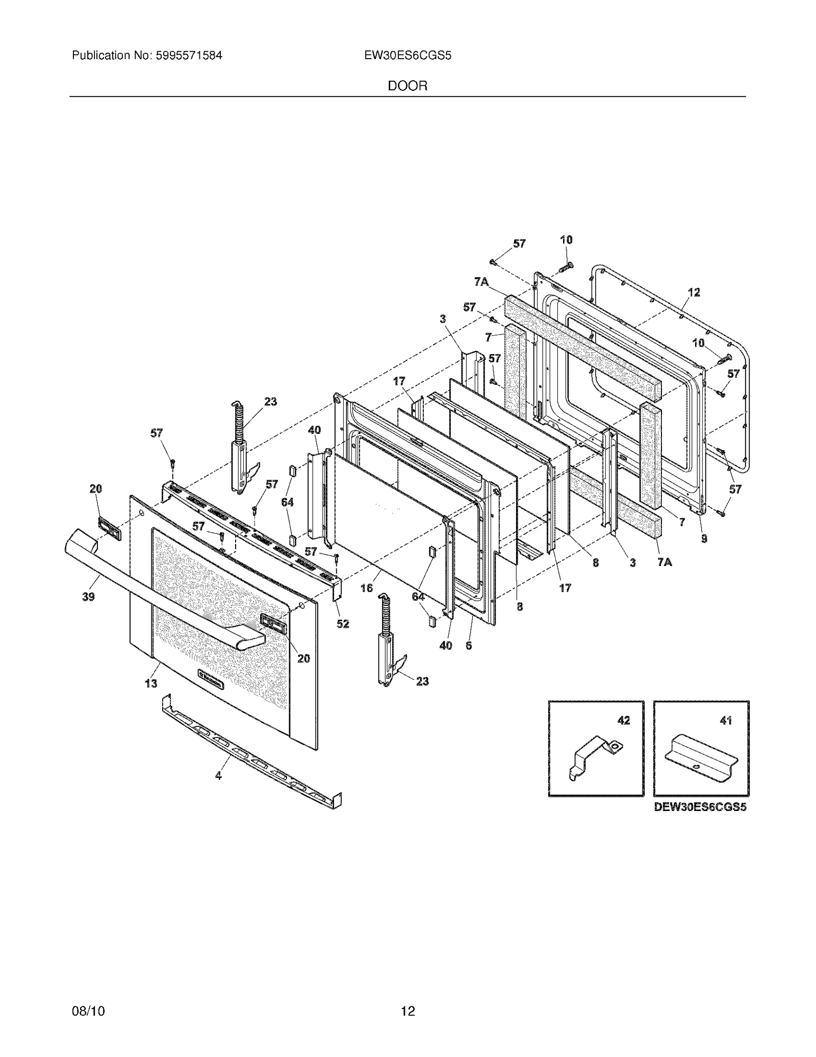 Stainless Steel Outer Door Assembly
