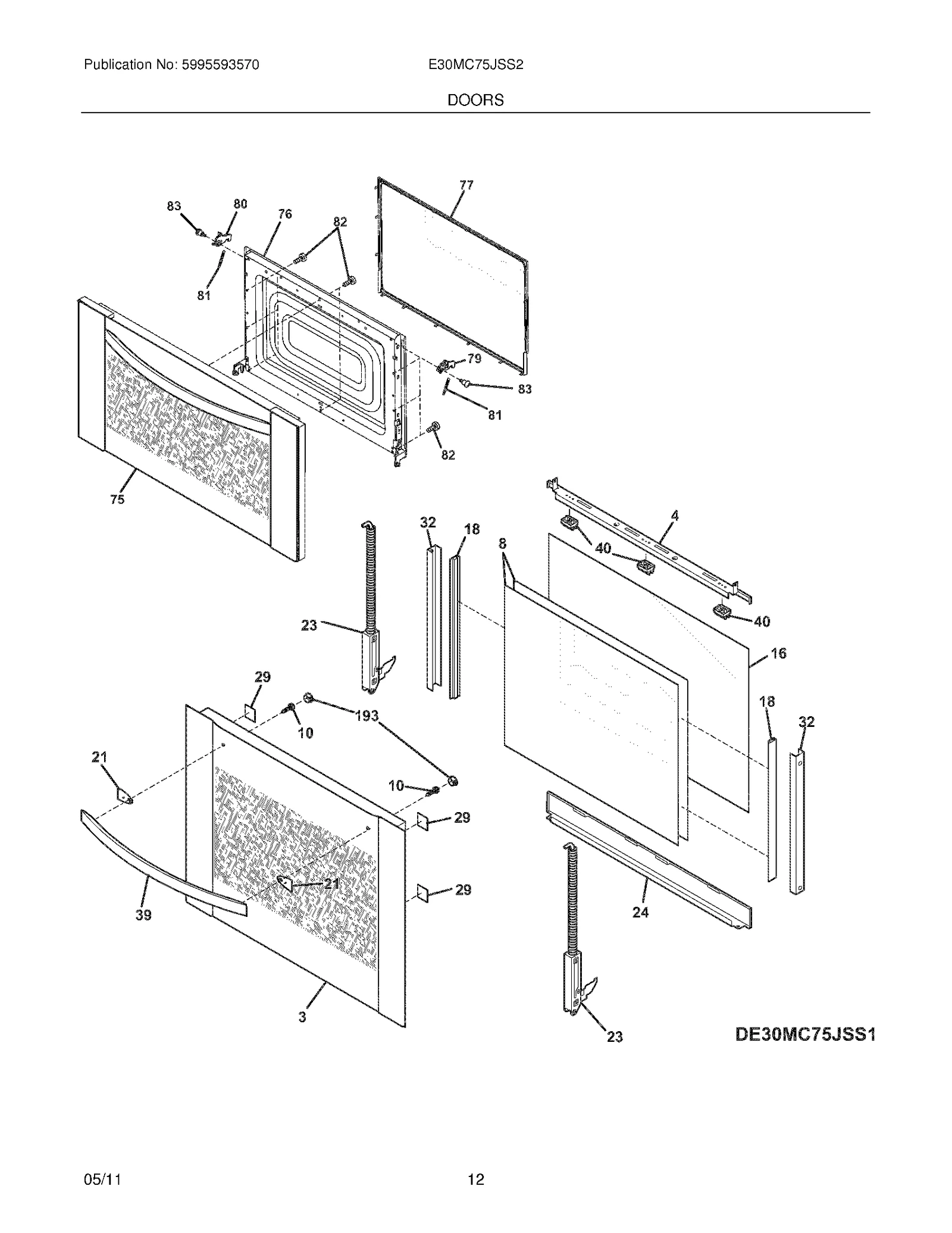 Door Front Assembly