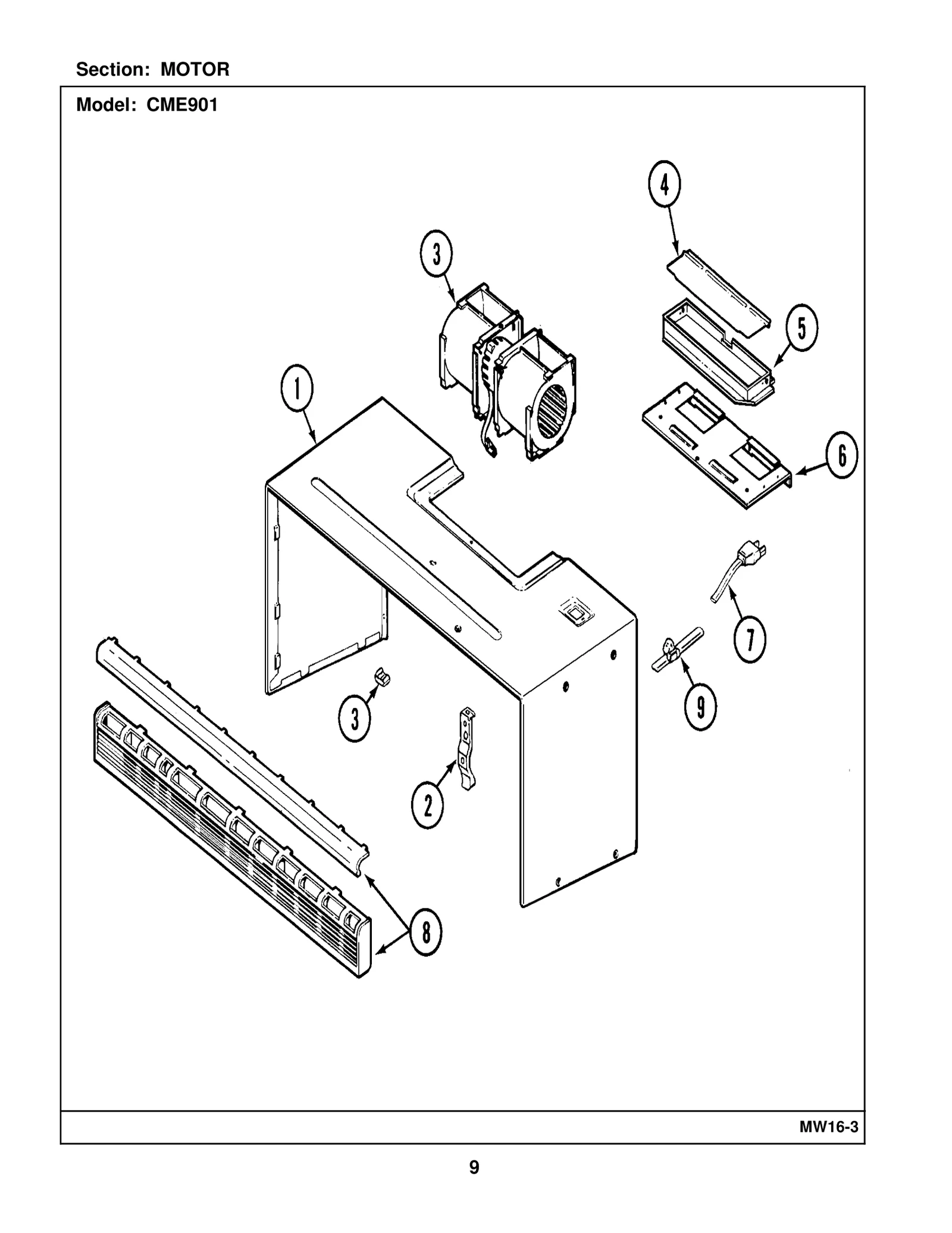 Grille assy