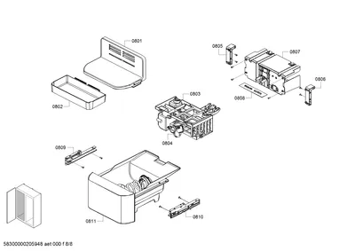 icemakers, Mounting & Fixing (0801-0811)